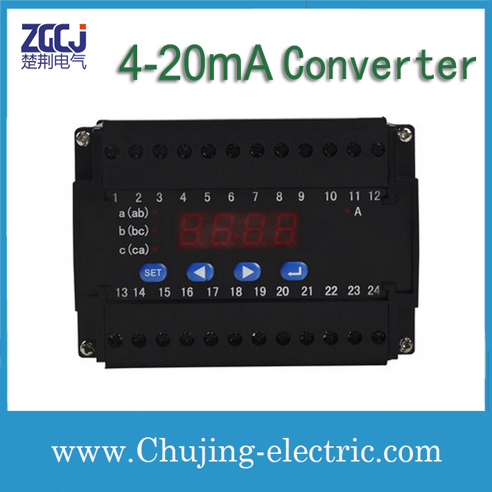  ۽ű 4-20mA ȣ ַ̼  LED  3  A 4-20mA ȯ  A /Free shipping  3 phase ampere 4-20mA Converter Din ampere converter LED Current Transmit